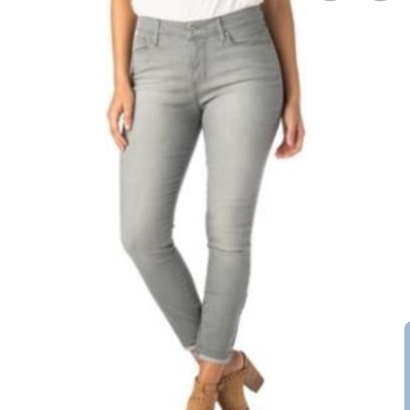 signature levi strauss high rise ankle skinny